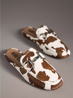 Bibi Lou Exclusive Zagreb Slip-On Loafers In Cow Print
